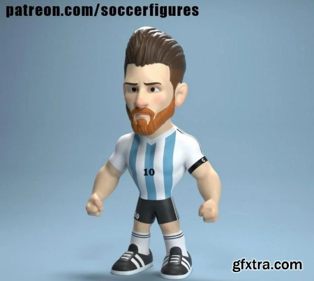 Lionel Messi – 2022 World Cup Final – Argentina Vs France – 3D Print Model