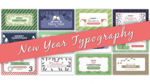 MotionArray - New Year Typography - 1323147