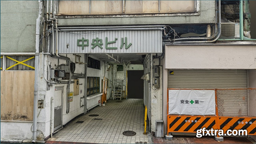 Old japanese garage entrance scan 3D Model