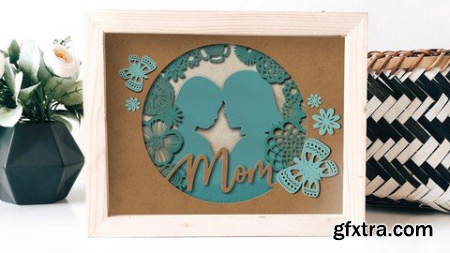 Procreate Papercut Silhouette Greeting Card For Mother’S Day 2022