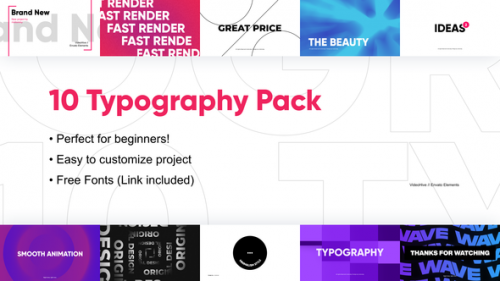Videohive - Beautiful Typography Pack | Premere Pro - 42486315