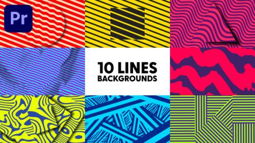Videohive - Lines Backgrounds - 42518488