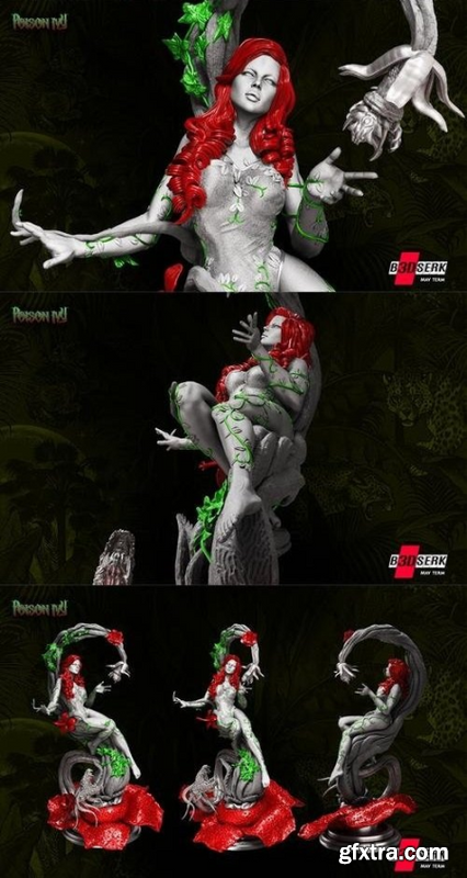 B3DSERK - Poison Statue – 3D Print