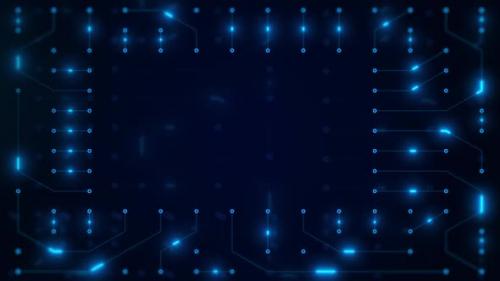 Videohive - Data moving within computer circuit board. - 42593444
