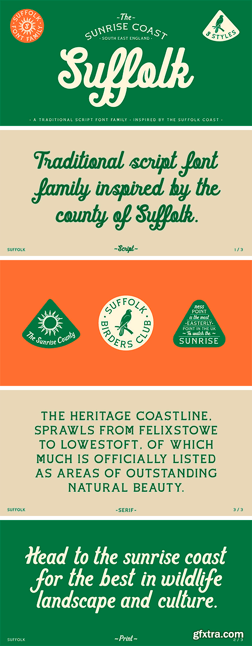 Suffolk Font Family