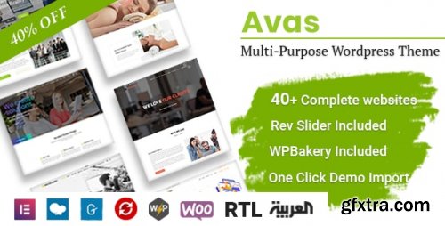 Avas - Elementor WordPress Theme v6.3.9 Nulled