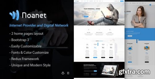 Noanet | Internet Provider And Digital Network WordPress Theme v2.17 Nulled