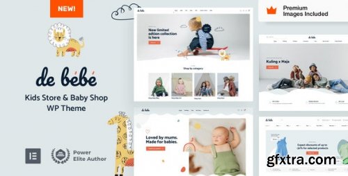 Themeforest - Debebe - Baby Shop and Children Kids Store WordPress v1.6 - Nulled
