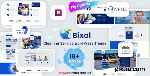 Themeforest - Bixol - Cleaning Services WordPress v1.6.4 - Nulled - 29344219