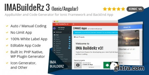 Codecanyon - IMABuildeRz v3 - Ionic Mobile App Builder + Code Generator rev22.11.27 - 23473924 - Nulled