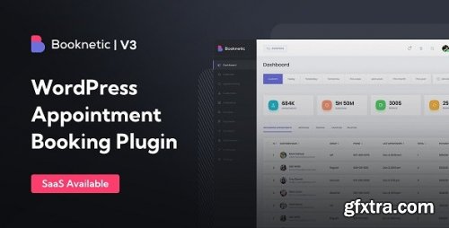 Codecanyon - Booknetic - WordPress Booking Plugin for Appointment Scheduling [SaaS] v3.4.2 - 24753467 - Nulled