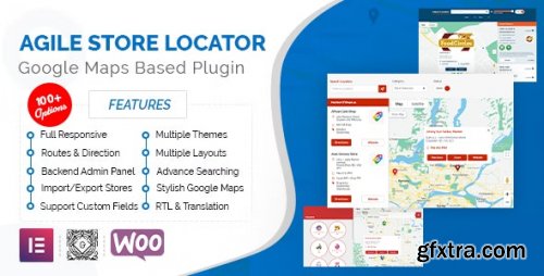 Codecanyon - Agile Store Locator (Google Maps) For WordPress v4.8.15 - 16973546 - Nulled