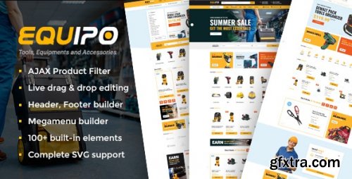 Themeforest - Equipo - Parts And Tools WordPress WooCommerce Theme 2.3 - 31902507 - Nulled