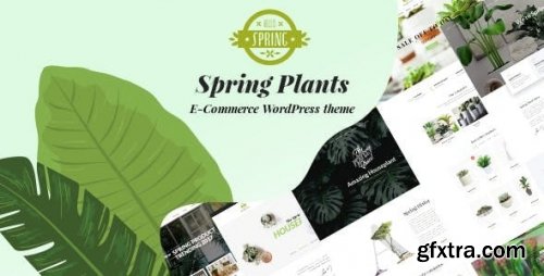 Themeforest - Spring Plants - Gardening & Houseplants WordPress Theme v3.2 - 21580907 Nulled