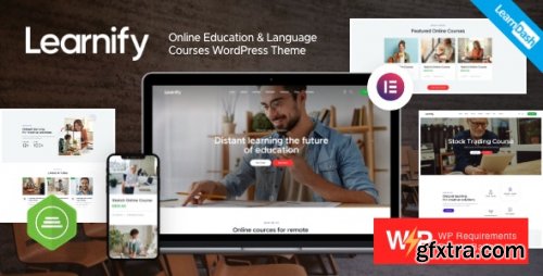 Themeforest - Learnify - Online Education Courses WordPress Theme v1.5.0 - 33410806 - Nulled
