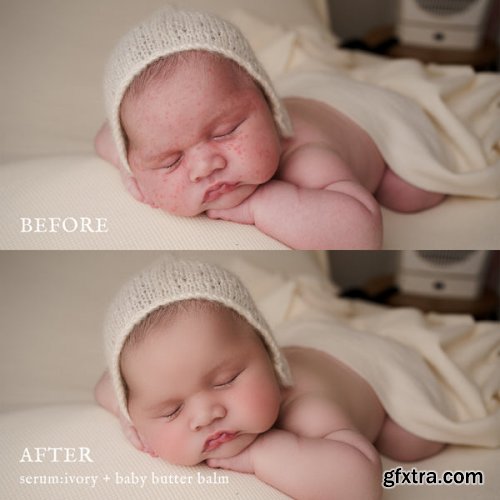 Jessicag Photography - Baby Butter Newborn Skin Retouching Photoshop Actions
