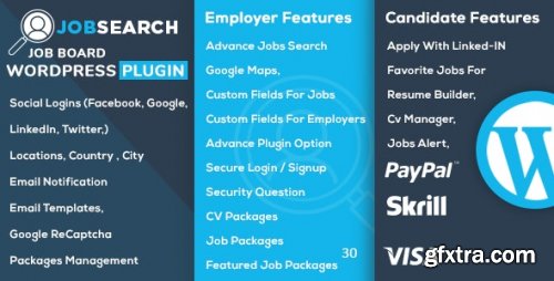 Codecanyon - JobSearch - WP Job Board WordPress Plugin v2.2.2 - 21066856 - Nulled