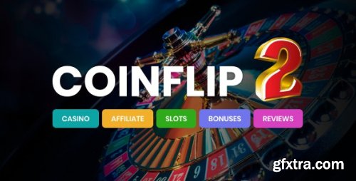 Themeforest - Coinflip - Casino Affiliate & Gambling WordPress Theme v2.4.1 - 26390520 - Nulled