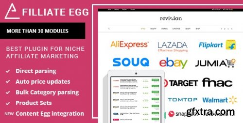 Codecanyon - Affiliate Egg - Niche Affiliate Marketing Wordpress Plugin v10.7.1 - 21852757 - Nulled