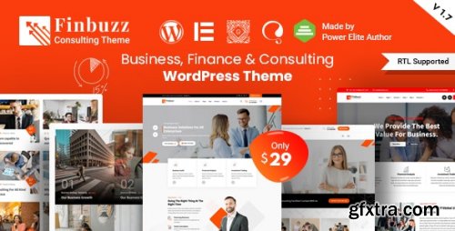 Themeforest - Finbuzz - Corporate Business WordPress Theme 1.9.3 - 35357659 - Nulled