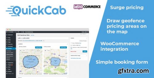 Codecanyon - QuickCab - WooCommerce Taxi Booking Plugin v1.2.7 - 23798539 - Nulled