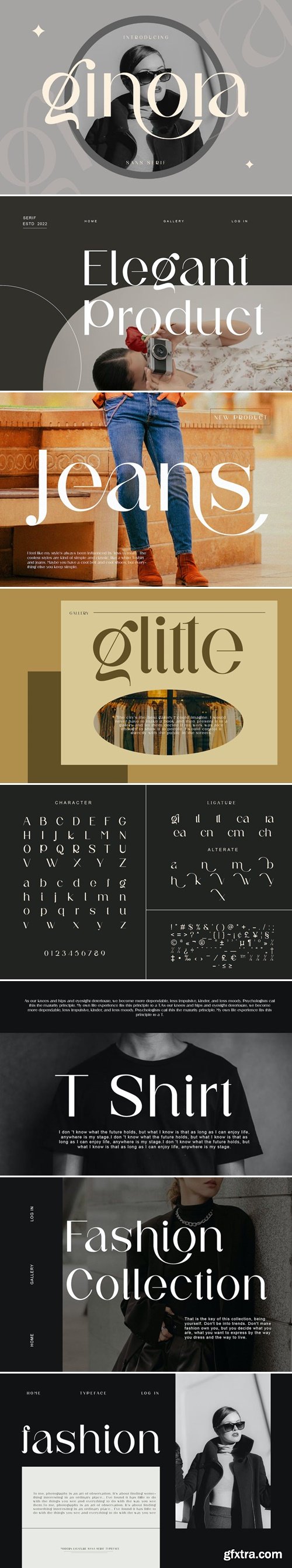 Ginora Sans Serif Font
