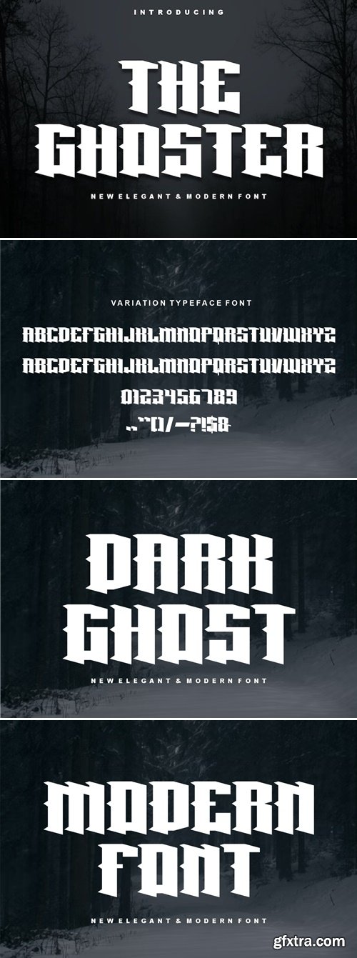 The Ghoster Font