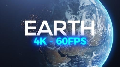 Videohive - Animation of the Earth Seen from Space. - 42659775