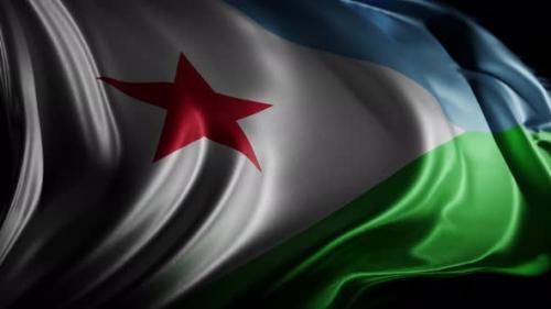 Videohive - Flag of Djibouti | UHD | 60fps - 42702664