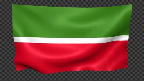 Videohive - Tatarstan Flag Waving Looped - 42705514