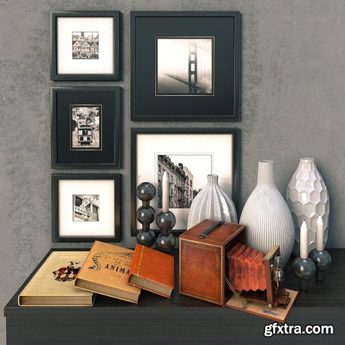 Decorative set with pictures