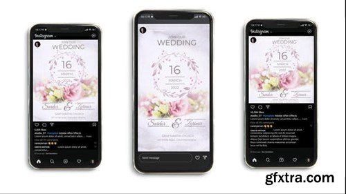 Videohive Wedding Invitation Instagram (3 in 1) 42718562