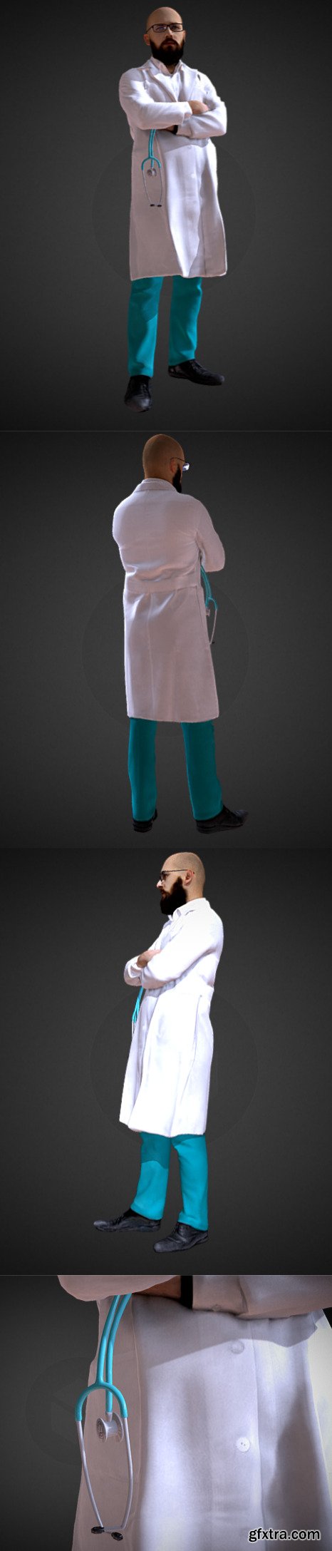 3D Scan Man Doctor 026