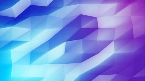 Videohive - Abstract moving triangles blue purple low poly digital futuristic. Abstract background. Video - 42701884