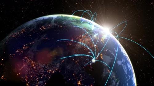 Videohive - Global Network Connection - 42706660