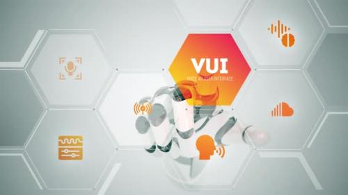 Videohive - VUI Voice As User Interface touchscreen animation - 42644019
