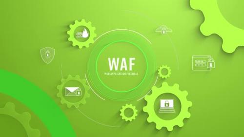 Videohive - Flat Infographic Colorize Icons Background Waf Loopable Animation - 42644980