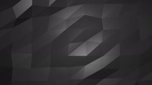 Videohive - Abstract moving triangles black and white low poly digital futuristic. Abstract background. Video - 42660006