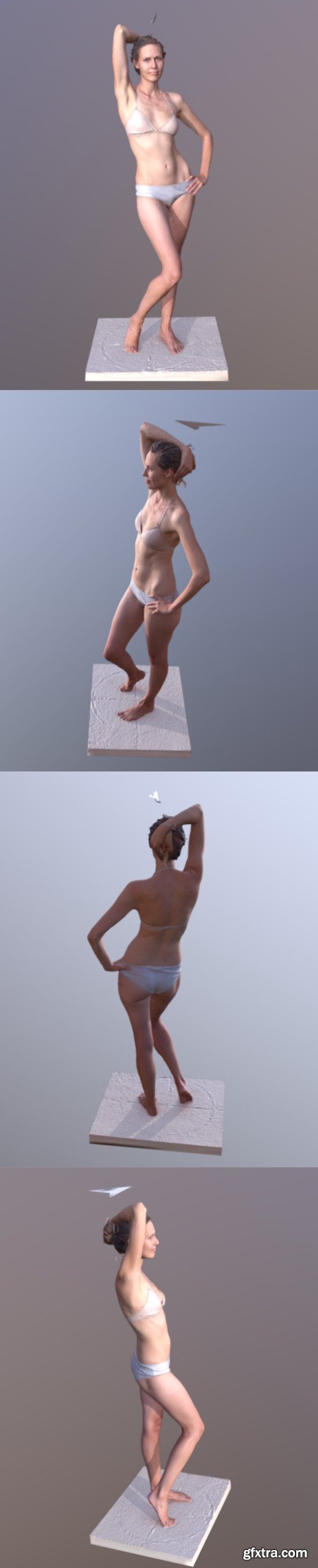 3D body scan of Katka