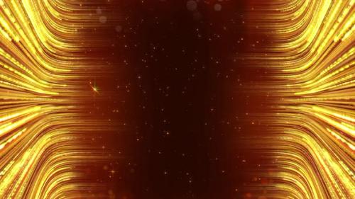 Videohive - Gold Particles Background 3 - 42709821