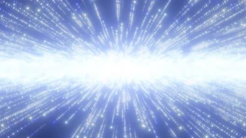 Videohive - Abstract Shooting Stars Outer Space Fast Light Speed Dots Movement - 4K - 42723326