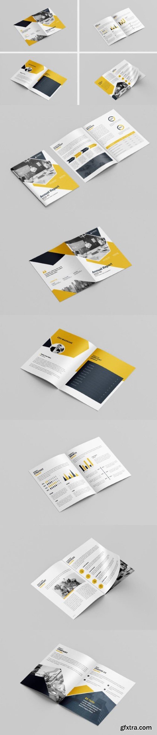 Business Annual Report Brochure Template