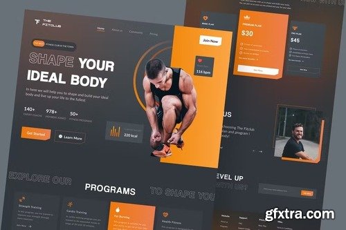 The Fitclub - Fitness Landing Page PDZTATY