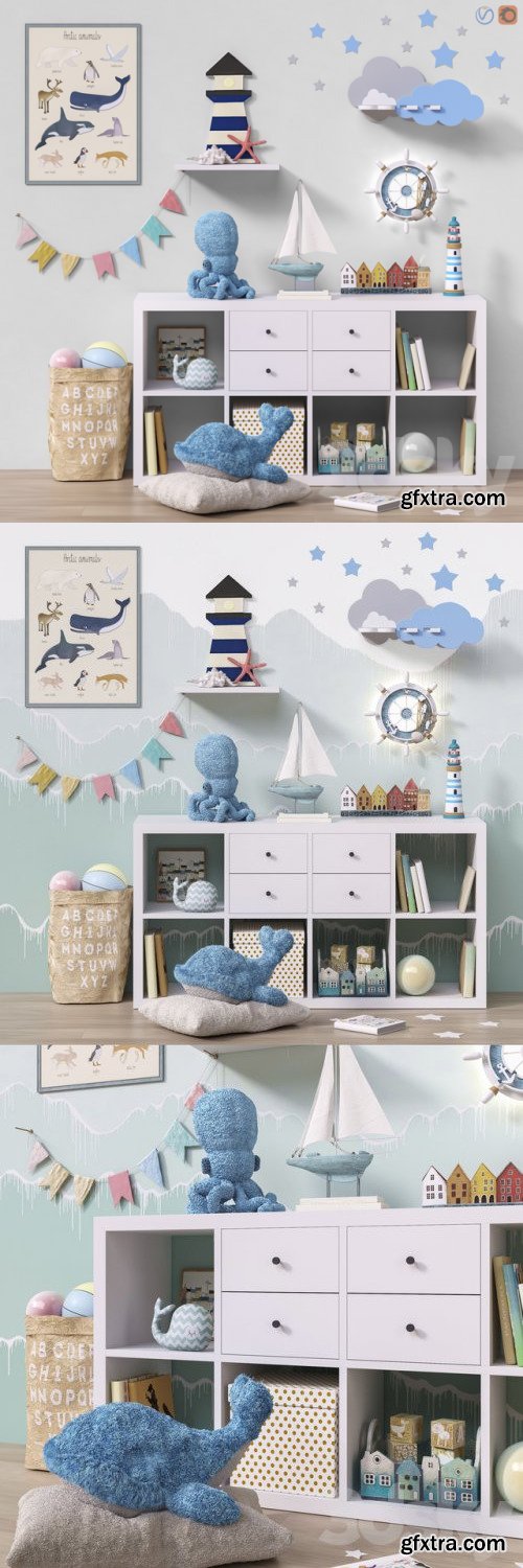 Toys and furniture set 48