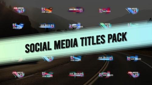 MotionArray - Social Media Titles Pack - 1324594