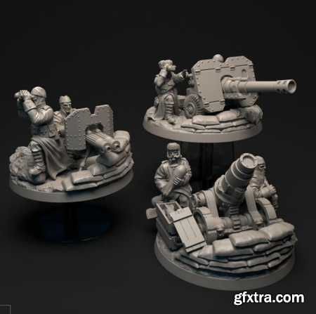 Altirvun Heavy Weapons Team – 3D Print Model