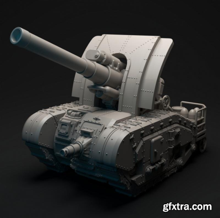 Hell Hammer Support Tank – 3D Print Model