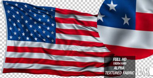 Videohive - USA Loop Flag - 6172395