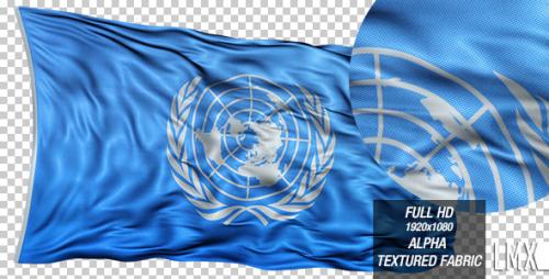 Videohive - United Nations Loop Flag - 6251452