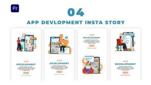 Videohive - App Development Premiere Pro Instagram Story - 42837002